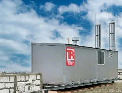 Крышная газовая блочно-модульная котельная Thermarus для жилого дома в Нальчике