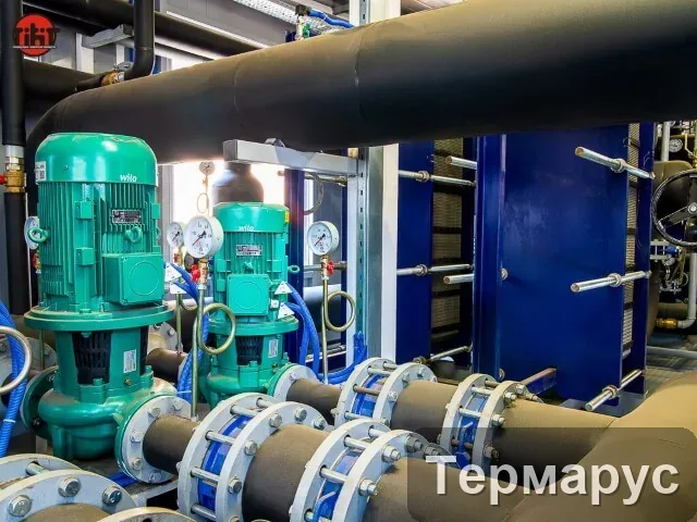 Блочно-модульная котельная районная на газу в Новокубанск — фото насоса ГВС