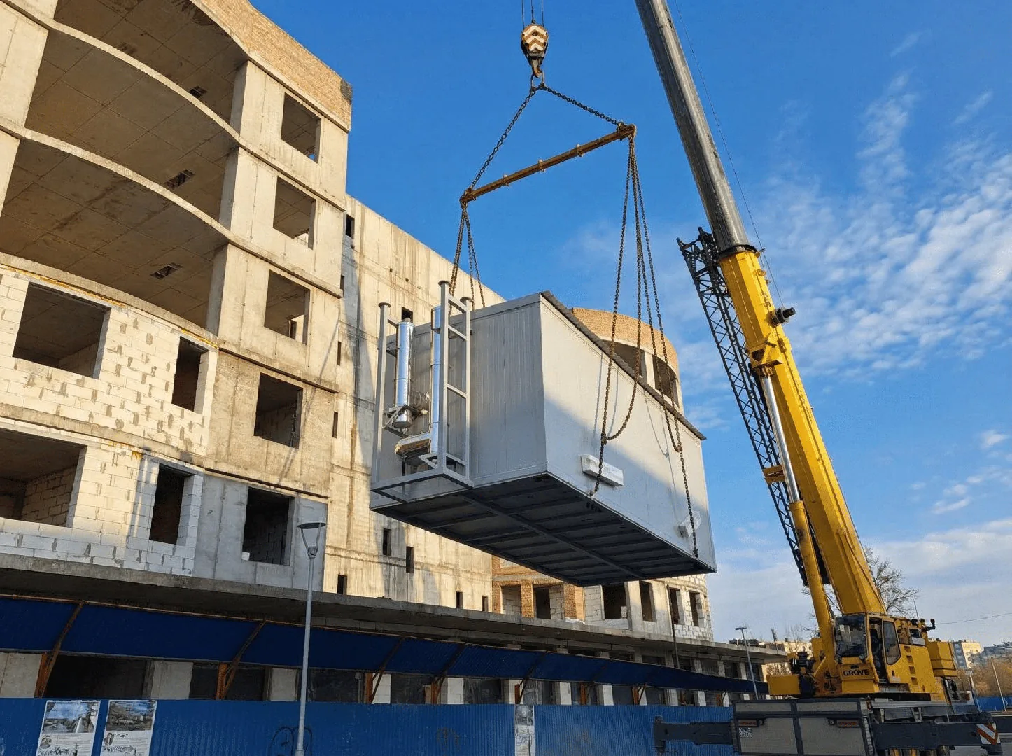 Крышная газовая котельная 600 кВт
